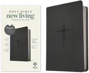 NLT Premium Value Thinline Bible, Filament Enabled (Leatherlike, Trinity Cross Black)