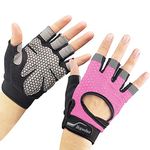 Hopedas Workout Gloves Weight Lifting Gloves Palm Support Protection for Men Women, Exercise Gloves Sports for Training, Fitness, Gym, Black