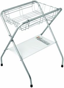 Primo Folding Bath Stand - Lightweight, Easy to Store, Helps Relieve Back Strain from Bending, Ages: 0-12 Months