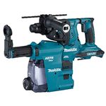 Makita DHR281ZWJ Twin 18V (36V) Li-ion LXT Brushless 28mm Rotary Hammer Complete with DX09 Dust Collection System Supplied in a Makpac Case - Batteries and Charger Not Included