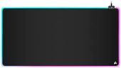 Corsair MM700 RGB Extended 3XL Cloth Gaming Mouse Pad/Desk Mat - Massive 1,220mm x 610mm (48” x 24”) Cloth Surface, 360° Three-Zone RGB Lighting, Two USB Ports - Black