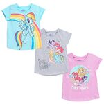 My Little Pony 3 Pack Short Sleeve T-Shirts, My Little Pony, 10-12