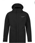 Berghaus Women's Hillwalker Interactive Gore-Tex Waterproof Shell Jacket | Breathable | Durable Coat | Gore Tex, Black, 12