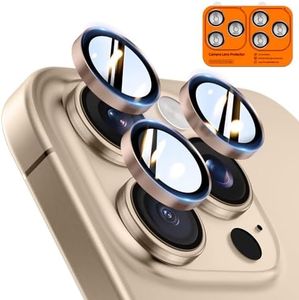 TOCOL for iPhone 14 Pro Max Camera Lens Protector/iPhone 14 Pro Camera Lens Protector Tempered Glass HD Individual Scratch Resistant Cover Accessories Case Friendly 2 Pack（Rose Gold）
