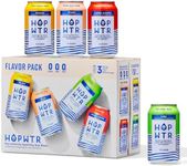 HOP WTR Sparkling Hop Water, Variety Pack 12 Pack, Sugar Free, Low Carb Non Alcoholic Drinks, NA Beer, Adaptogen Drink, No Calories, Adaptogens & Nootropics for Added Benefits, 12 oz Cans