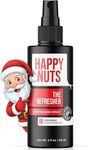 Happy Nuts Refresher Men's Ball Deodorant Spray - Cooling, Toning, Deodorizing Body Spritz - Clean Ingredients, Ideal for Post-Trimming, Shaving & Cleansing - Groin Deodorant Spray