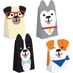 Creative Converting 336663 Dog Party Favor Bags, Bag, Multicolor, 3.25X4.5X8" 8Ct