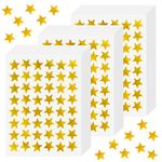 Prasacco 1440 Counts Small Gold Foil Star Stickers, Gold Star Stickers for Kids Reward Students Teachers, 0.5" Diameter Gold Stars Stickers