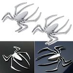 Danti 3d Spider Chrome Emblems Badges Sticker Silvery for Can am Spyder RT ST RS (2pcs/set)