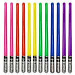 Inflatable Army Pack of 12 Party Weight Inflatable Lightsaber- 2 Pink 2 Red 2 Yellow 2 Green 2 Blue 2 Purple Rainbow Pack by Inflatable ArmyÂ