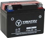 Yimatzu GTX4L-BS Sealed Lead Acid (SLA) Battery A Superior AGM Powerhouse with GEL Technology, Ideal for Powersports, Mobility, Fits ATVs, Scooters,Dirt Bikes,Go Karts, Dune Buggies, and Lawn and More