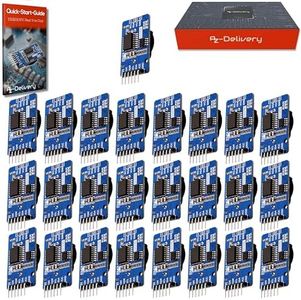 AZDelivery 25 x Real Time Clock RTC compatibile con DS3231 e Batteria gratuita inclusa I2C compatibile con Arduino incluso E-Book!