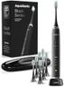 Aquasonic Black Series Ultra Whitening Electric Toothbrush | ADA Accepted Rechargeable Toothbrush, 8 Brush Heads & Travel Case, 40,000 VPM Electric Motor & Wireless Charging - 4 Modes with Smart Timer