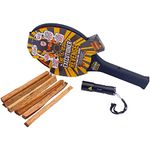 The Executioner Mosquito, Fly, Wasp, Bug, Insect Swatter/Killer and Bug Zapper Racket Single Layer for Most Efficient Zapping Indoor Outdoor Long Handle (Camping Set)