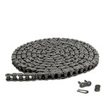 60H Heavy Duty Roller Chain 10 Feet with 1 Connecting Link