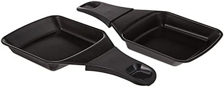 Tefal Lot de 2 Coupelles Antiadhésives Pour Raclette XA400202, Noir