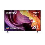 Sony 75 inch X80K 4K Ultra HD HDR LED Smart Google TV with Dolby Vision & Atmos (KD75X80K) - 2022 Model