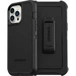 OtterBox Defender Case IPhone 13 Pro Max/IPhone 12 Pro Max, Shockproof, Drop Proof, Ultra-Rugged, Protective Case, 4x Tested To Military Standard, Black, No Retail Packaging