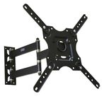 777-TP7 / 360 DEGREE/FULL MOTION HEAVY DUTY - UNIVERSAL WALL Mount for 14 INCH to 55 INCH LCD/LED TV (BLACK) with TILT and SWIVEL ADJUSTMENT. SIMILAR to P4 WALL Mount TECHNIQUE