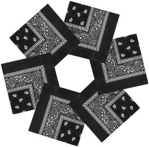 Tough Headwear Large Bandana Headband - Handkerchief Bandanas for Women & Men - Cowboy Scarf & Durag Pack