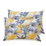 Huesland by Ahmedabad Cotton 144 TC Cotton Pillow Cover Set of 2 - Yellow