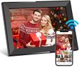 Skyrhyme 10.1 Inch Digital Picture Frame with 32GB Storage, Frameo WiFi Digital Photo Frame, 1280 * 800 IPS Touch Screen, Auto-Rotate Slideshow, Easy to Share Photo/Video via Free App