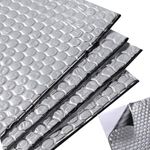 Pamatio 1.8 m²(20 ft²) 2mm Car Sound Deadening Mat, 20 Sheet, Butyl Car & Van Sound Proofing, Vibration Damping, Self-Adhesive, 37.5 x 25 cm, Noise Insulation, Sound Deadener Mat