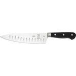 Mercer Culinary Chef's Knife with Granton Edge, 8-Inch, Black