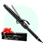 MINT Extra Long Curling Iron 1.25 Inch for Easy Long-Lasting Curls | Professional Hair Curler/Waver for Beach Waves, Curls and Volume | Long Ionic Ceramic Tourmaline Barrel | Auto Shut Off Dual Voltage