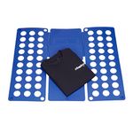 2nd Generation Adult Clothes Folding Board, T-shirt Trouser Folder, Large Flip Fold Organizer, Blue