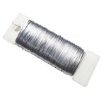 Silver Wire, Craft Wire For Jewellery Making, 22 gauge Silver Florist Wire, Jewellery Making Supplies Modelling Wire For Sculpting Binding, Iron Metal Wire For Crafting