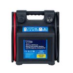 Streetwize Heavy Duty Emergency Jump Starter & Power Station | Portable Car, Van, Truck & Motorcycle Booster Kit with LED Work Light and Safe Clips (SWPP14)
