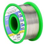 Vegena 1MM Lead Free Solder Wire,Solder Wire with Rosin Core Soldering Flux Sn 99.3% CU 0.7% for Electrical Soldering 100g