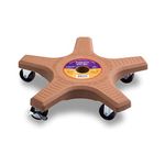 Down Under Plant Caddie S18430LVC, Heavy Duty Plant Stand with Wheels, 500lb Capacity, 16-Inch, Terra Cotta
