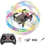 OBEST RC Drone with Cool LED Lighting for Kids Adults, Kids Drone Gifts Toys for Boys Girls, RC Hexacopter Auto Hover and Long Flight Time, Full Protect Guard Durable & Safe Drone for Beginners