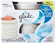 Glade Wax Melts Air Freshener Electric Warmer, Works with Glade Wax Melts, Cream Colour