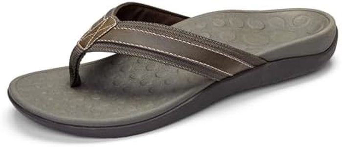 Vionic Unisex Men's Tide Toe Post Sandal Brown