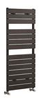 Hudson Reed HLA35 Modern Bathroom Flat Vertical Wall Hung Heated Towel Rail (Excludes Valves), 1213mm x 500mm, Anthracite, 1213 x 500 mm