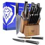 DALSTRONG 24 Piece Knife Block Set - Vanquish Series - Forged High Carbon German Steel - POM Handle - NSF Certified