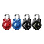 Master Lock Resettable Lock Speed Dial Painted Combo (Red, Black, White, Blue)