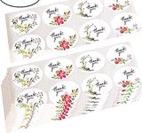 VishYogi Printers Flower Cookie Cake Candy Bag Labels Creative Paper Seal Adhesive Decorative Stickers ( 4.3x3.4 cm ) - 120 Pieces