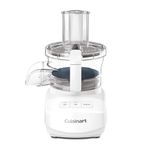 Cuisinart 9-Cup Continuous Feed Food Processor with Fine and Medium Reversible Shredding and Slicing Disc, Universal Blade, Continuous-Feed Attachment, and In-Bowl Storage (White)