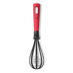 Starfrit Nylon Whisk with Integrated Rest - 3 Balloons for Higher Efficiency - Won't Scratch Cookware - Non-Slip Handle - Heat Resistant - Dishwasher Safe