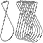 NACETURE Ceiling Hook Clips- 100 Pack Drop Ceiling Hanger Hooks Hanging on Suspended Ceiling Tile, Grid Clips Heavy Duty for Light Plant Office Home Stores Classroom and Wedding Decorations