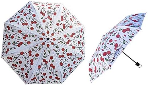 Signare Carry the Masters with You: Stay dry and stylish Art-inspired Umbrellas, Mackintosh Simple Rose, Medium
