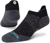 Stance Run Tab St Socks, Black, Small