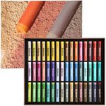 rubens Soft Oil Pastels Set, 48 Morandi Colors Versatile Art Pastel, Creamy Texture Extra Soft Oil Pastels for Blending & Layering, Muted Tones Pastel Paint Set for Artist Beginner Adult