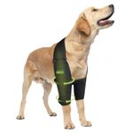 KISFLY Dog Elbow Brace Protector Pads Provides Elbow Support and Protection, Dog Elbow Dysplasia Brace for Elbow Hygroma, Arthritis, Elbow Calluses, Shoulder Dislocation Both Legs L