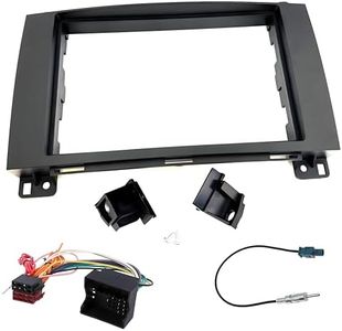 sound-way Kit Montaje Autoradio, Marco 2 DIN Radio para Coche, Adaptador Compatible con Mercedes Benz Classe A, Classe B, Vito, Viano, Sprinter