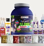 SMARTEEZ Galaxy Slime Therapy JAR | Galaxy Slime KIT | Slime Making KIT | 25+ Slime Combinations | Glow in The Dark Slime | Metallic Slime | Non Toxic | Safe | Kid Friendly | Jelly Putty Toys